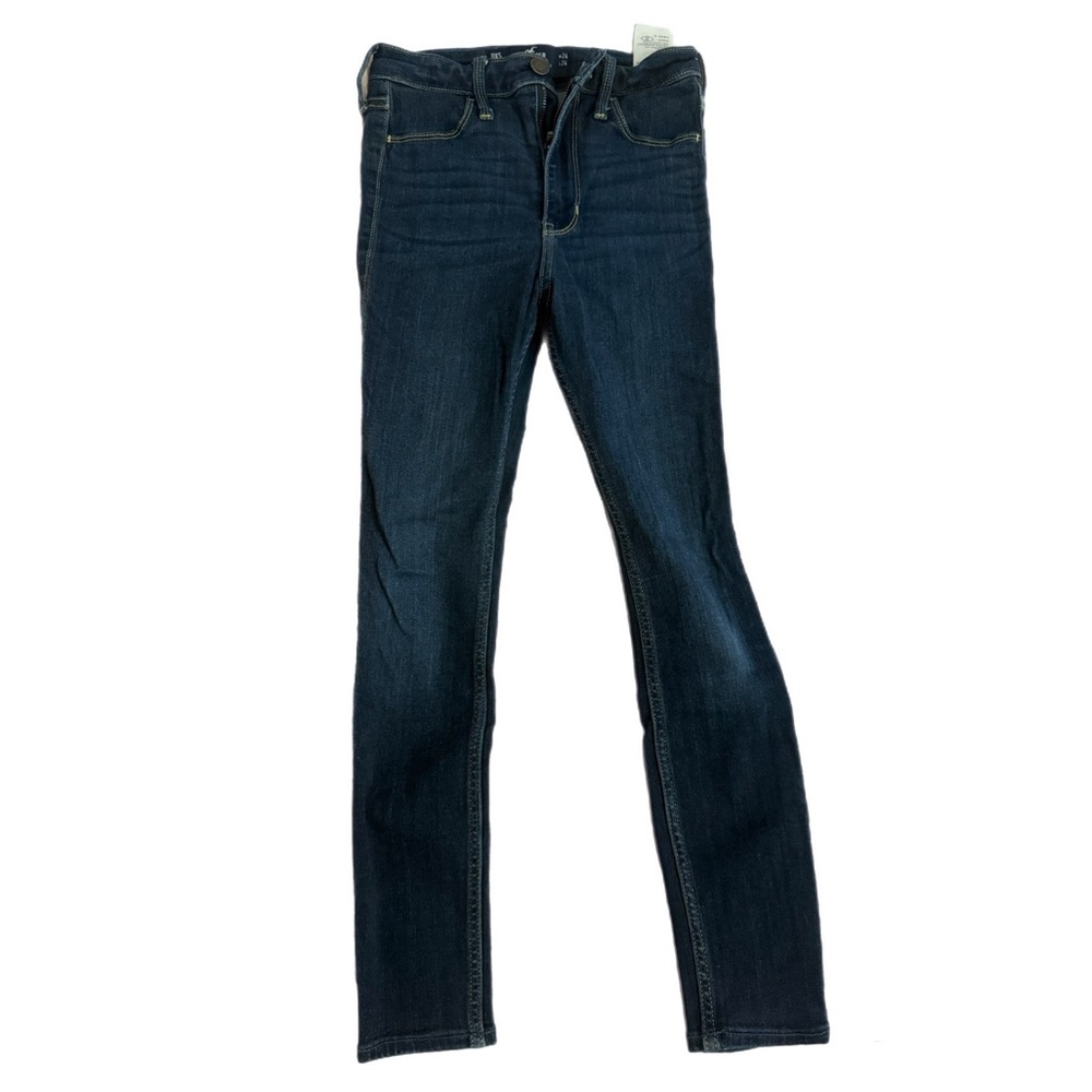 Hollister Ultra High Rise Skinny Jeans Dark Indigo